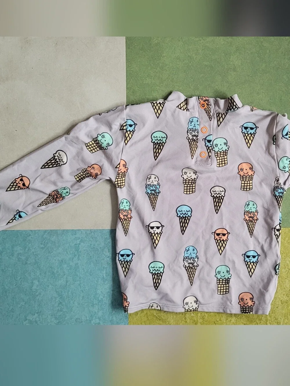 Stella McCartney Kids Ice Cream Print Rash Guard - 36 Months (3T)